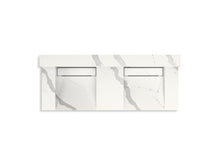 Load image into Gallery viewer, Constellation 60&amp;quot; wall-mount basin lavatory system with backsplash
