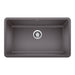 BLANCO 442530 Precis 30" Single Bowl Kitchen Sink - Cinder