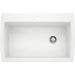 BLANCO 440195 Diamond Super Single Dual Mount Kitchen Sink - White