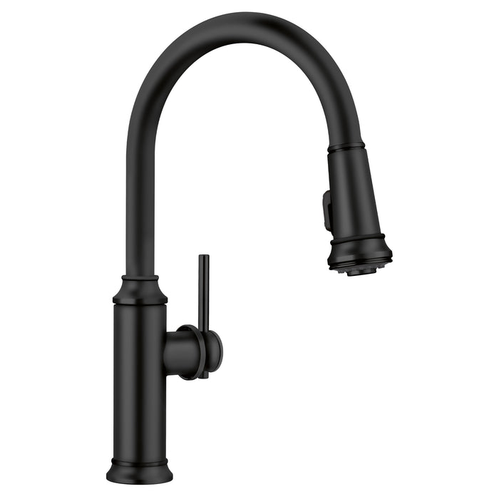 BLANCO 443023 Empressa Pull-Down Kitchen Faucet 1.5 GPM - Matte Black