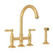 ROHL San Julio® Bridge Kitchen Faucet With Side Spray
