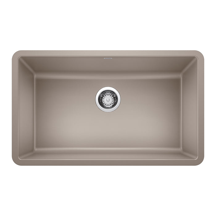 BLANCO 442531 Precis 30" Single Bowl Kitchen Sink - Truffle
