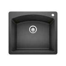 Load image into Gallery viewer, BLANCO 440210 Diamond Single Bowl Dual Mount Kitchen Sink - Anthracite
