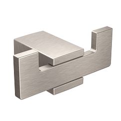 Moen Brushed nickel double robe hook