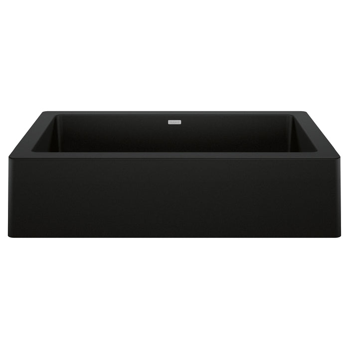BLANCO Vintera 30" Super Single Apron Farmhouse Sink - Coal Black