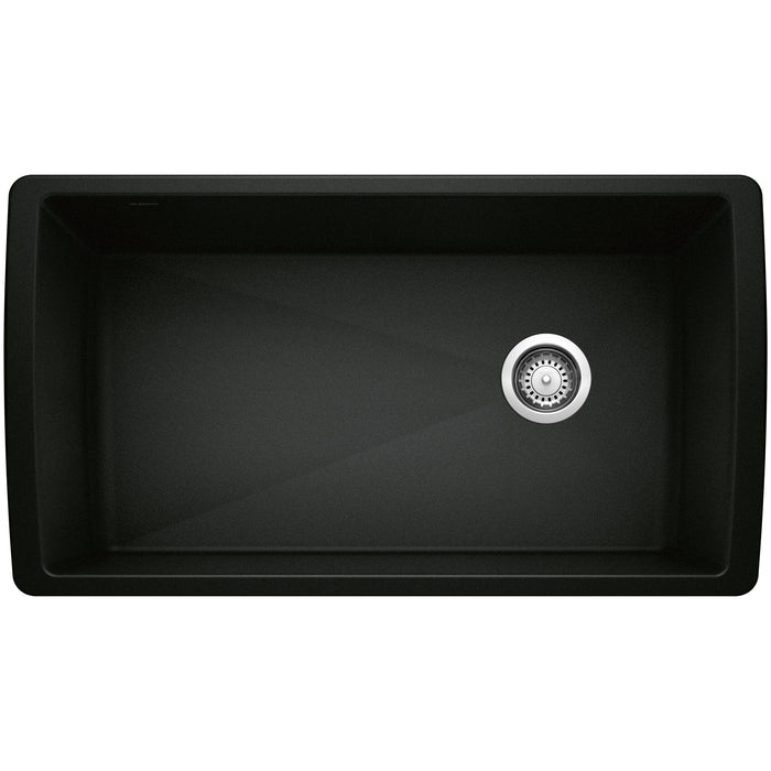 BLANCO 442916 Diamond Super Single Bowl Kitchen Sink - Coal Black
