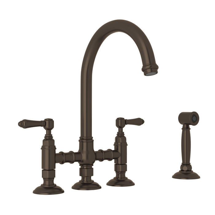 ROHL San Julio® Bridge Kitchen Faucet With Side Spray