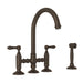 ROHL San Julio® Bridge Kitchen Faucet With Side Spray