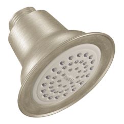 Moen One-Function 3 - 3/8" Diameter Shower Head in Brushed Nickel