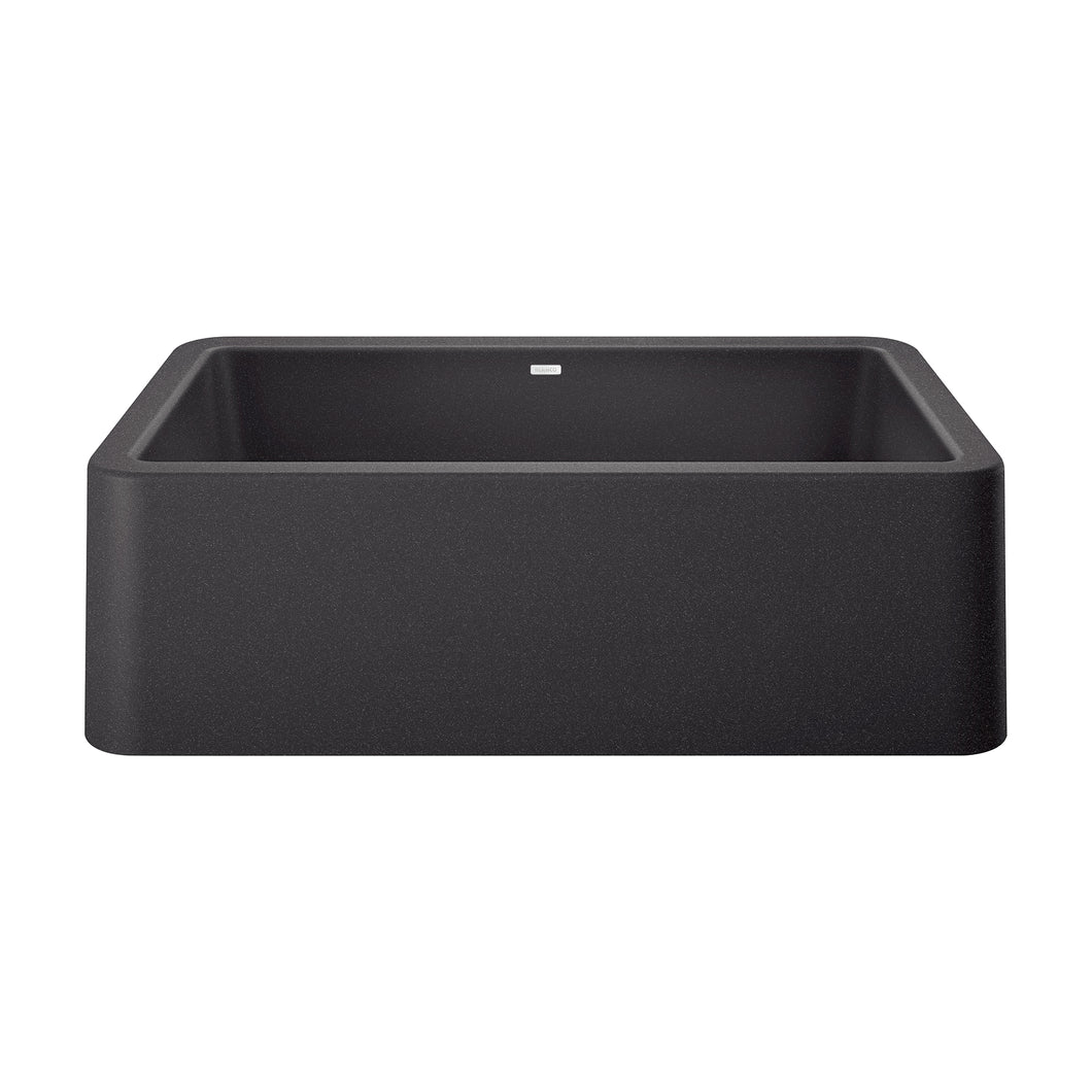 BLANCO 401895 Ikon 33" Apron Single Bowl Farmhouse Sink - Anthracite