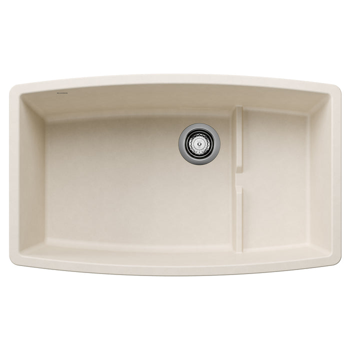 BLANCO 443085 Performa Cascade Kitchen Sink with Colander - Soft White