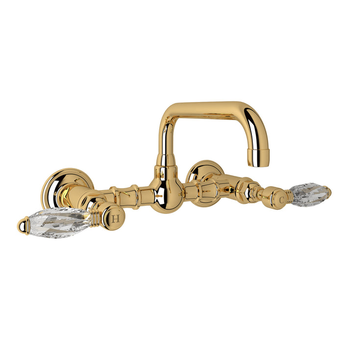 ROHL Acqui® Wall Mount Bridge Lavatory Faucet With U-Spout