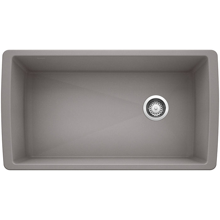 BLANCO 441770 Diamond Super Single Bowl Kitchen Sink - Metallic Gray