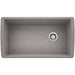 BLANCO 441770 Diamond Super Single Bowl Kitchen Sink - Metallic Gray