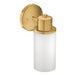 Moen Brushed gold one globe bath light