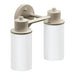 Moen Brushed nickel two globe bath light