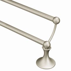 Moen Brushed nickel 24" double towel bar