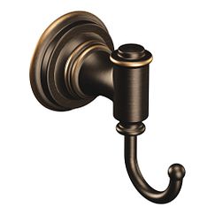 Moen Mediterranean bronze single robe hook