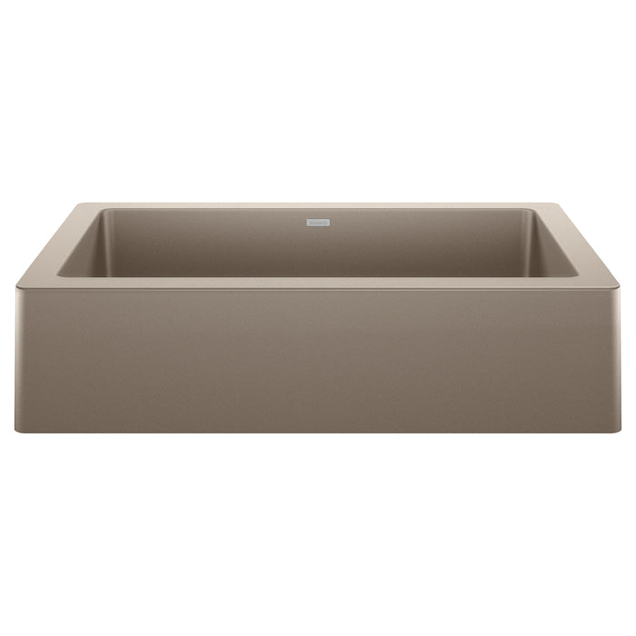 BLANCO Vintera 30" Super Single Apron Farmhouse Sink - Truffle