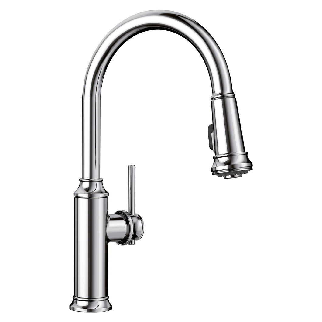 BLANCO 442501 Empressa Pull-Down Kitchen Faucet 1.5 GPM - Chrome