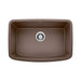 BLANCO Valea 27" Single Bowl Kitchen Sink - Café