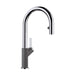 BLANCO 526395 Urbena Pull-Down Kitchen Faucet 1.5 GPM - Chrome/Cinder