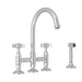 ROHL San Julio® Bridge Kitchen Faucet With Side Spray