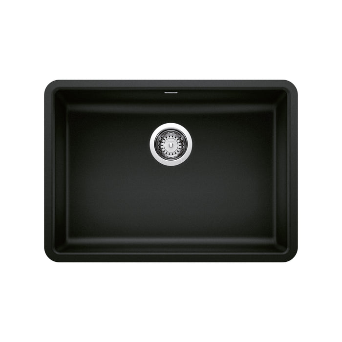BLANCO Precis 25" ADA Single Bowl Kitchen Sink - Coal Black