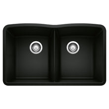 Load image into Gallery viewer, BLANCO 442913 Diamond Equal Double Bowl Kitchen Sink - Coal Black
