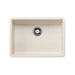 BLANCO Precis 25" ADA Single Bowl Kitchen Sink - Soft White