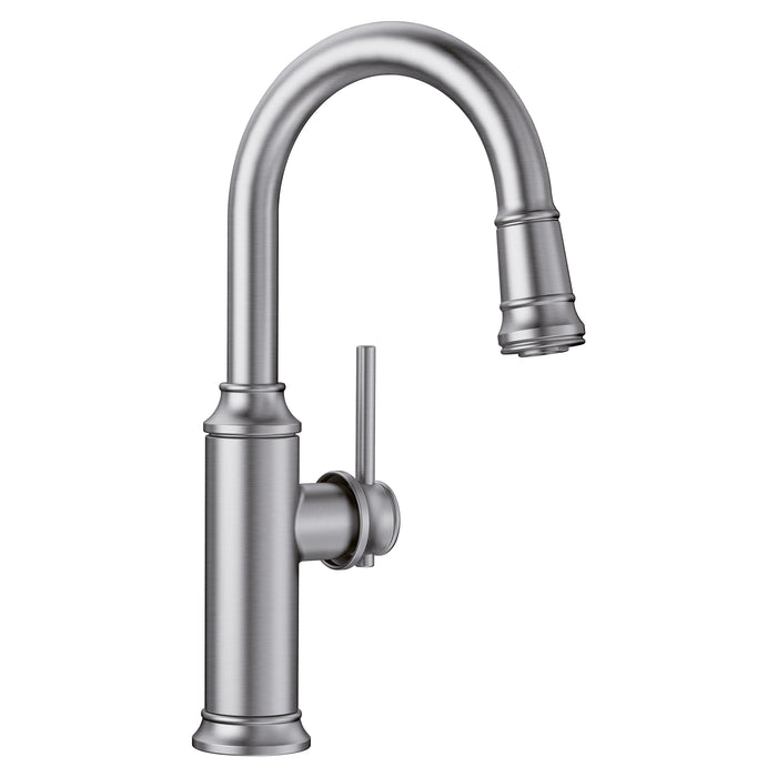 BLANCO 442513 Empressa Pull-Down Bar Faucet 1.5 GPM - PVD Steel