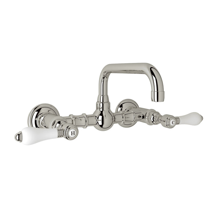 ROHL Acqui® Wall Mount Bridge Lavatory Faucet With U-Spout