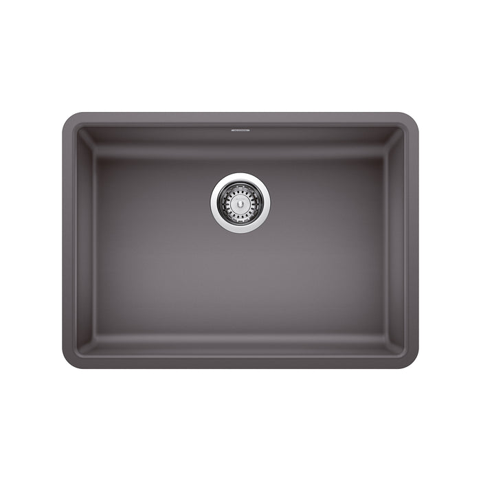 BLANCO Precis 25" ADA Single Bowl Kitchen Sink - Cinder