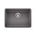 BLANCO Precis 25" ADA Single Bowl Kitchen Sink - Cinder