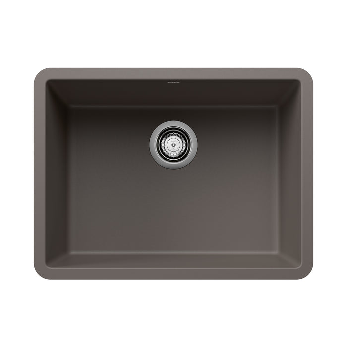 BLANCO 527411 Precis 24" Single Bowl Kitchen Sink - Volcano Gray