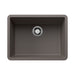 BLANCO 527411 Precis 24" Single Bowl Kitchen Sink - Volcano Gray