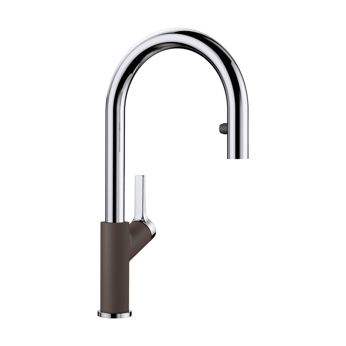 BLANCO 526394 Urbena Pull-Down Kitchen Faucet 1.5 GPM - Chrome/Café