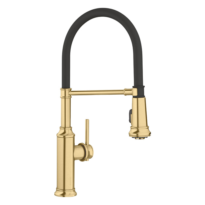 BLANCO 442982 Empressa Semi-Pro Kitchen Faucet 1.5 GPM - Satin Gold