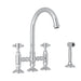 ROHL San Julio® Bridge Kitchen Faucet With Side Spray