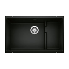 Load image into Gallery viewer, BLANCO 442934 Precis Cascade Super Single Kitchen Sink with Colander - Coal Black
