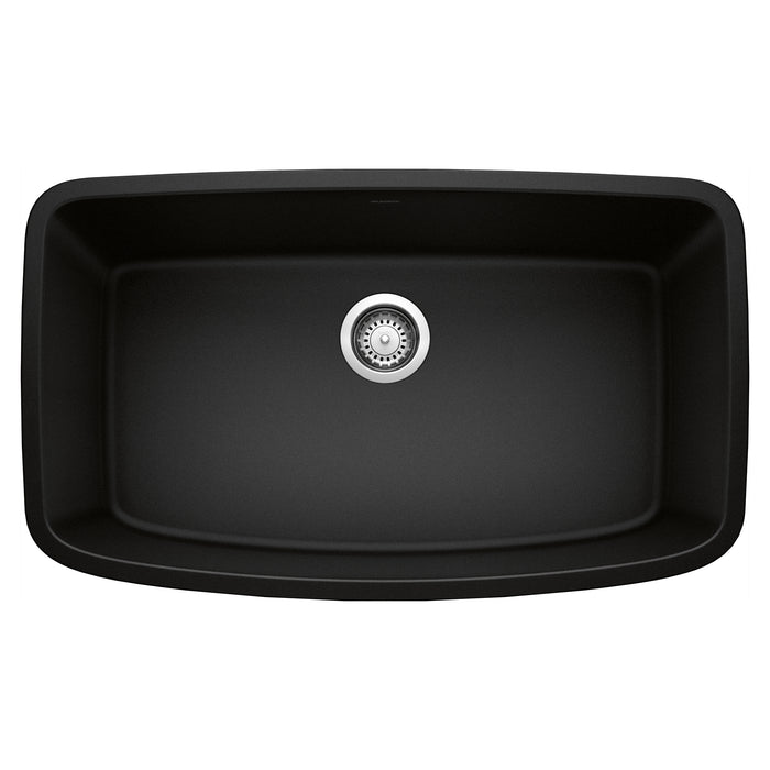 BLANCO 442942 Valea Super Single Bowl Kitchen Sink - Coal Black