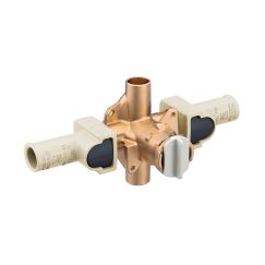Moen FP62340 1/2 Inch Cpvc Posi-Temp Pressure Balancing Rough-in Valve and Pre - Installed Flush Plug