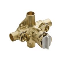 Moen FP62370 1/2 Inch Sweat Posi-Temp Pressure Balancing Rough-in Valve and Pre - Installed Flush Plug