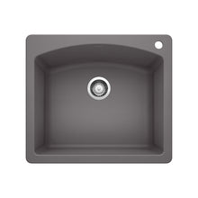 Load image into Gallery viewer, BLANCO 441463 Diamond Single Bowl Dual Mount Kitchen Sink - Cinder
