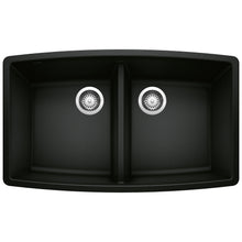 Load image into Gallery viewer, BLANCO 442937 Performa Equal Double Bowl Kitchen Sink - Coal Black
