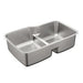 Moen 1800 Series 31 - 57/64" x 20 - 11/16" Stainless Steel 18 Gauge Double Bowl Sink in Satin Stainless