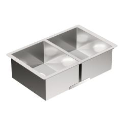 Moen 1800 Series 29" x 18" Stainless Steel 18 Gauge Double Bowl Sink in Satin Stainless