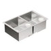 Moen 1800 Series 29" x 18" Stainless Steel 18 Gauge Double Bowl Sink in Satin Stainless