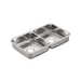 Moen 2000 Series 31 - 1/4" x 18" Stainless Steel 20 Gauge Double Bowl Sink with Drop - In in Satin Stainless