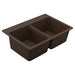 Moen GGM3028 Granite Granite Double Bowl Dual Mount Sink